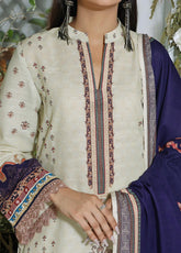 Shahkar By VS Textile Printed Khaddar Unstitched 3 Piece Suit - 09