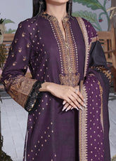 Shahkar By VS Textile Printed Khaddar Unstitched 3 Piece Suit - 11