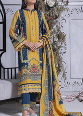 Shahkar By VS Textile Printed Khaddar Unstitched 3 Piece Suit - 12