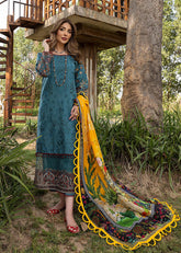 Arzoo By Humdum Embroidered Lawn Unstitched 3 Piece Suit - 06