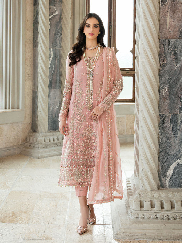 Isabella By Gulaal Embroidered Chiffon Unstitched 3 Piece Suit - 01 Isabella By Gulaal Embroidered Chiffon Unstitched 3 Piece Suit - 01