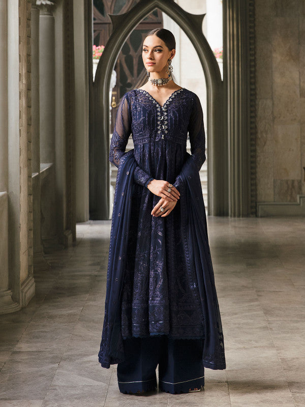 Isabella By Gulaal Embroidered Chiffon Unstitched 3 Piece Suit - 05 Isabella By Gulaal Embroidered Chiffon Unstitched 3 Piece Suit - 05