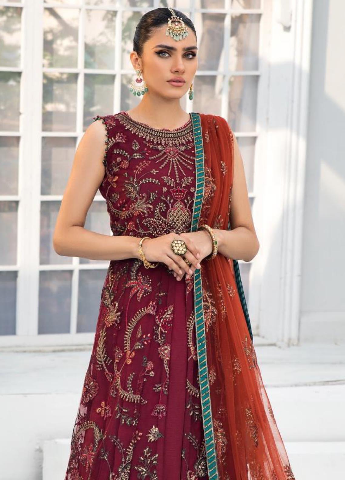 Zarif Embroidered Net Unstitched 3 Piece Suit - 01 Zarif Embroidered Net Unstitched 3 Piece Suit - 01