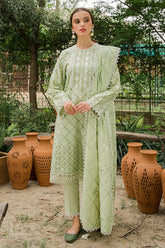 Cross Stitch Unstitched 3 Piece Pistacia Pearl