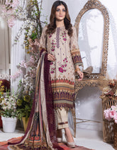 MTF Unstitched 3 Piece D#03