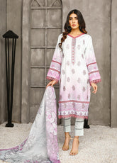 Mizaaj By Aalaya Embroidered Staple Dabi Unstitched 3 Piece Suit - 03