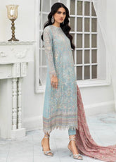 Zarif Embroidered Chiffon Unstitched 3 Piece Suit - 04