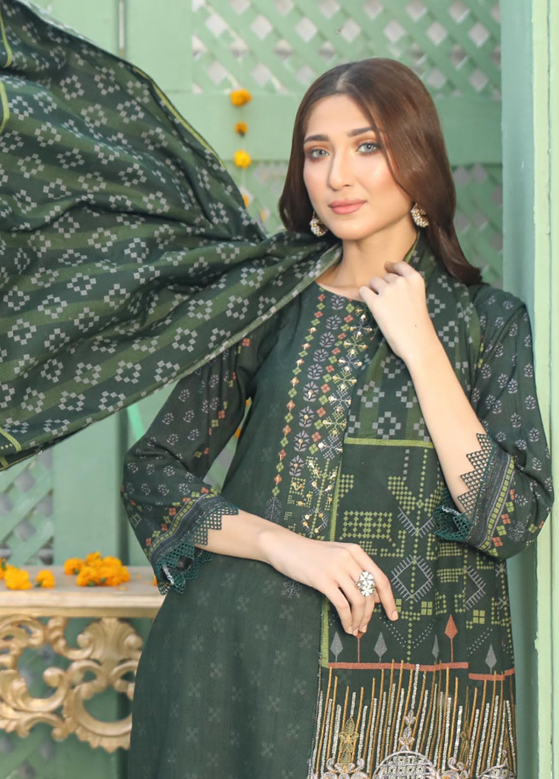 D#04 MTF Flora Dhanak Handwork Collection 1022 D#04 MTF Flora Dhanak Handwork Collection 1022