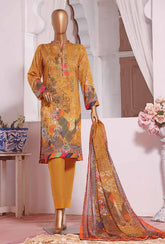 HZ Unstitched 3 Piece D#11779A
