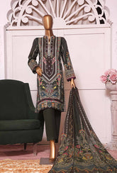 HZ Unstitched 3 Piece D#11778B