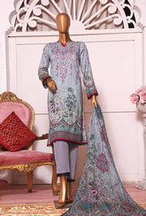 HZ Unstitched 3 Piece D#11780B