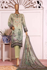 HZ Unstitched 3 Piece D#11780A