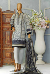 HZ Unstitched 3 Piece D#149
