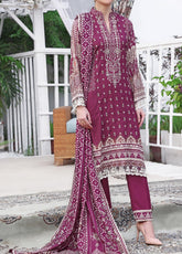 Jhalak By VS Textile Embroidered Linen Unstitched 3 Piece Suit - 05