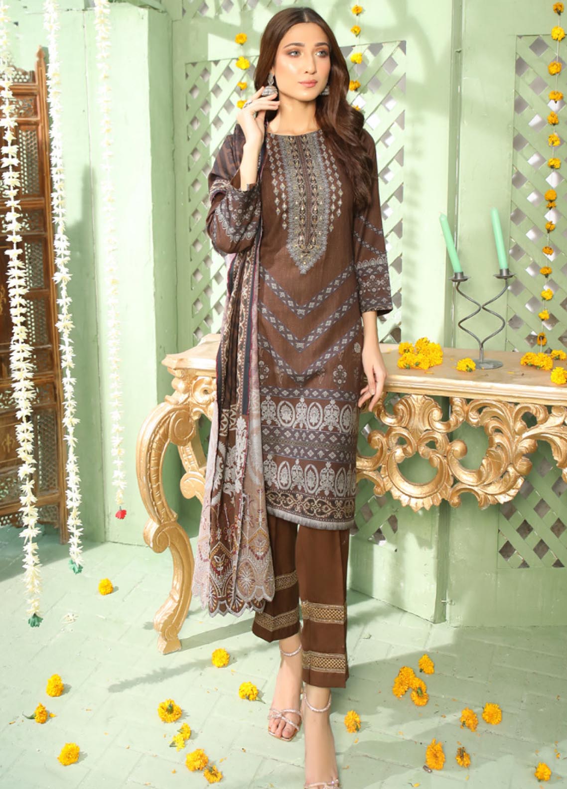 D#05 MTF Flora Dhanak Handwork Collection 1022 D#05 MTF Flora Dhanak Handwork Collection 1022