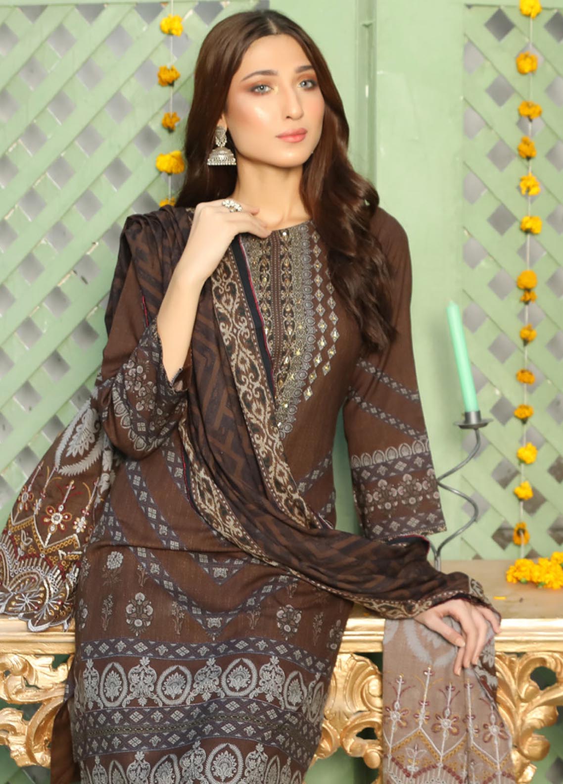 D#05 MTF Flora Dhanak Handwork Collection 1022 D#05 MTF Flora Dhanak Handwork Collection 1022