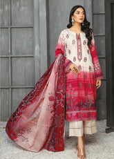 Mizaaj By Aalaya Embroidered Staple Dabi Unstitched 3 Piece Suit - 05