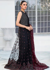 Zarif Embroidered Net Unstitched 3 Piece Suit - 07