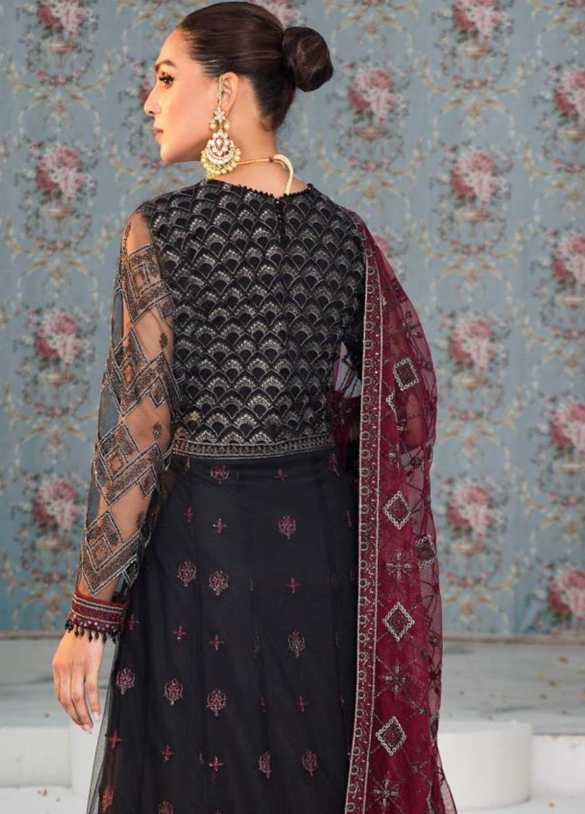 Zarif Embroidered Net Unstitched 3 Piece Suit - 07 Zarif Embroidered Net Unstitched 3 Piece Suit - 07