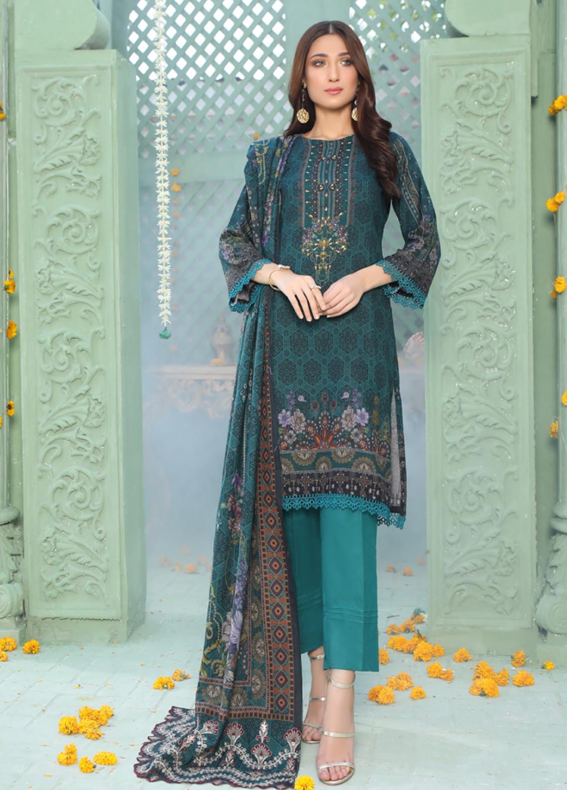D#07 MTF Flora Dhanak Handwork Collection 1022 D#07 MTF Flora Dhanak Handwork Collection 1022