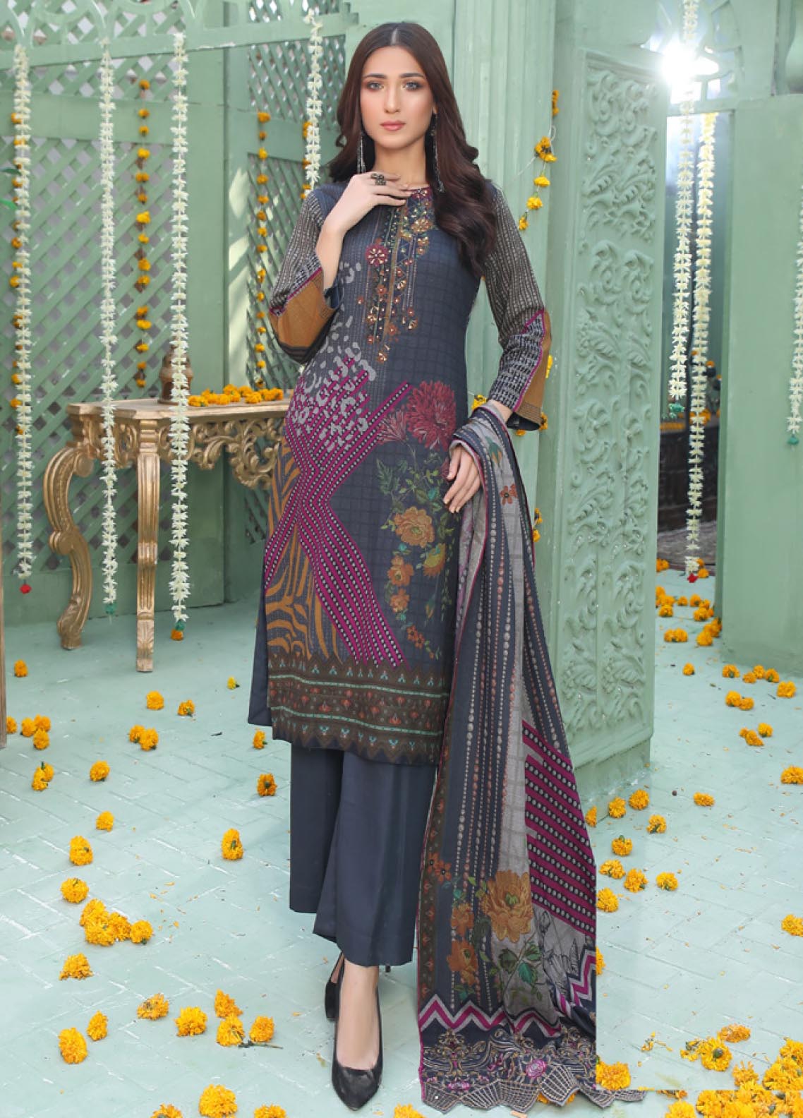 D#08 MTF Flora Dhanak Handwork Collection 1022 D#08 MTF Flora Dhanak Handwork Collection 1022