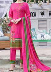 Jhalak By VS Textile Embroidered Linen Unstitched 3 Piece Suit - 08