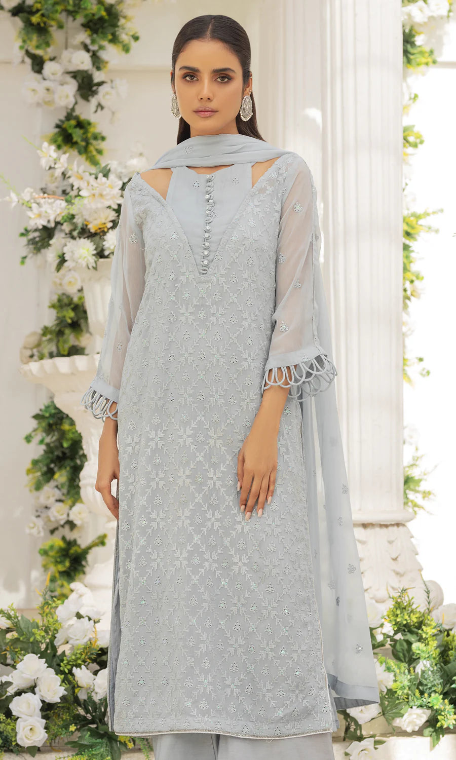 D#46 Shamooz Afreen Emb Chiffon Collection 323 D#46 Shamooz Afreen Emb Chiffon Collection 323