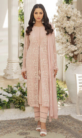 D#48 Shamooz Afreen Emb Chiffon Collection 323
