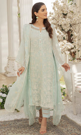 D#49 Shamooz Afreen Emb Chiffon Collection 323