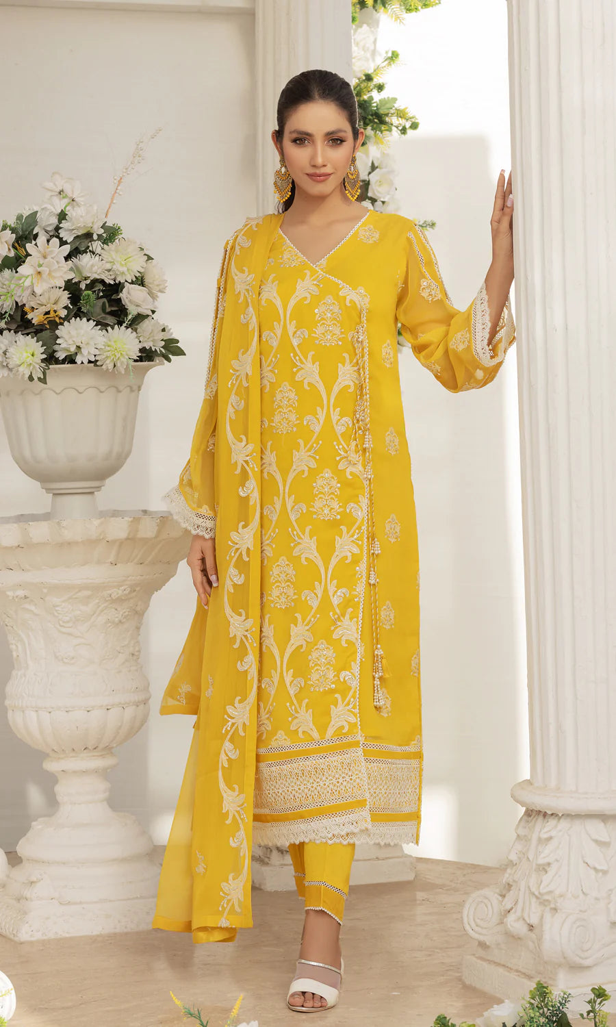 D#56 Shamooz Afreen Emb Chiffon Collection 323 D#56 Shamooz Afreen Emb Chiffon Collection 323