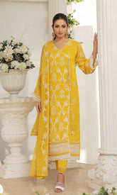 D#56 Shamooz Afreen Emb Chiffon Collection 323