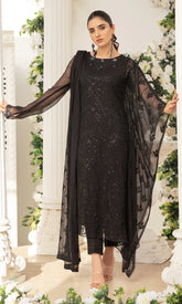 D#55 Shamooz Afreen Emb Chiffon Collection 323