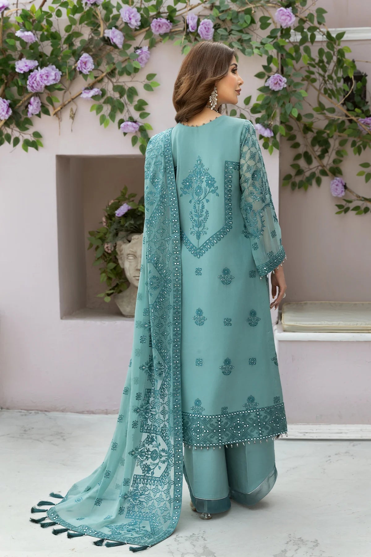 D#07 Alizeh Dhaagay Luxury Emb Chiffon Collection 323 V-1 D#07 Alizeh Dhaagay Luxury Emb Chiffon Collection 323 V-1