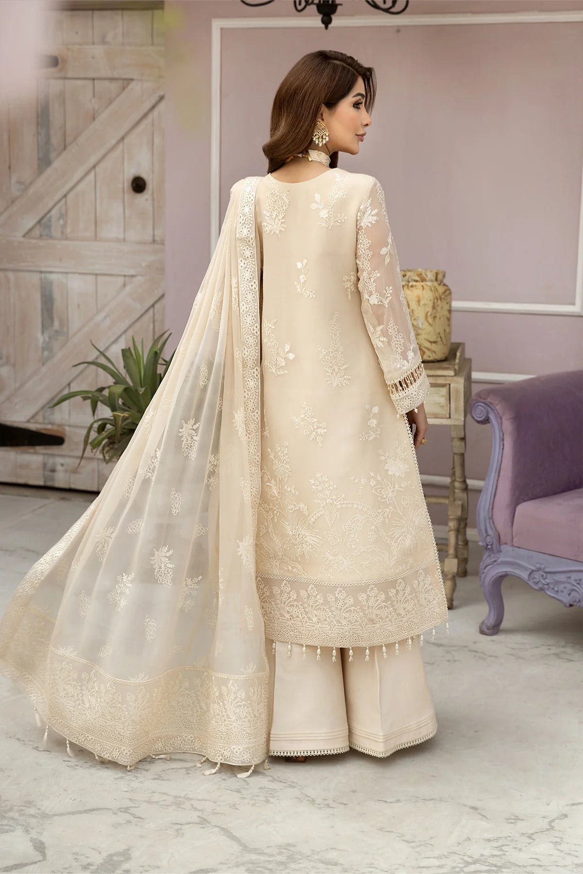D#03 Alizeh Dhaagay Luxury Emb Chiffon Collection 323 V-1 D#03 Alizeh Dhaagay Luxury Emb Chiffon Collection 323 V-1
