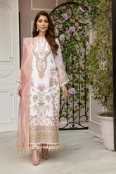 D#08 Alizeh Dhaagay Luxury Emb Chiffon Collection 323 V-1