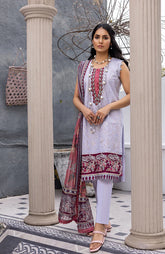 D#10 AlZohaib Coco Festive Digital Emb Lawn Collection 323
