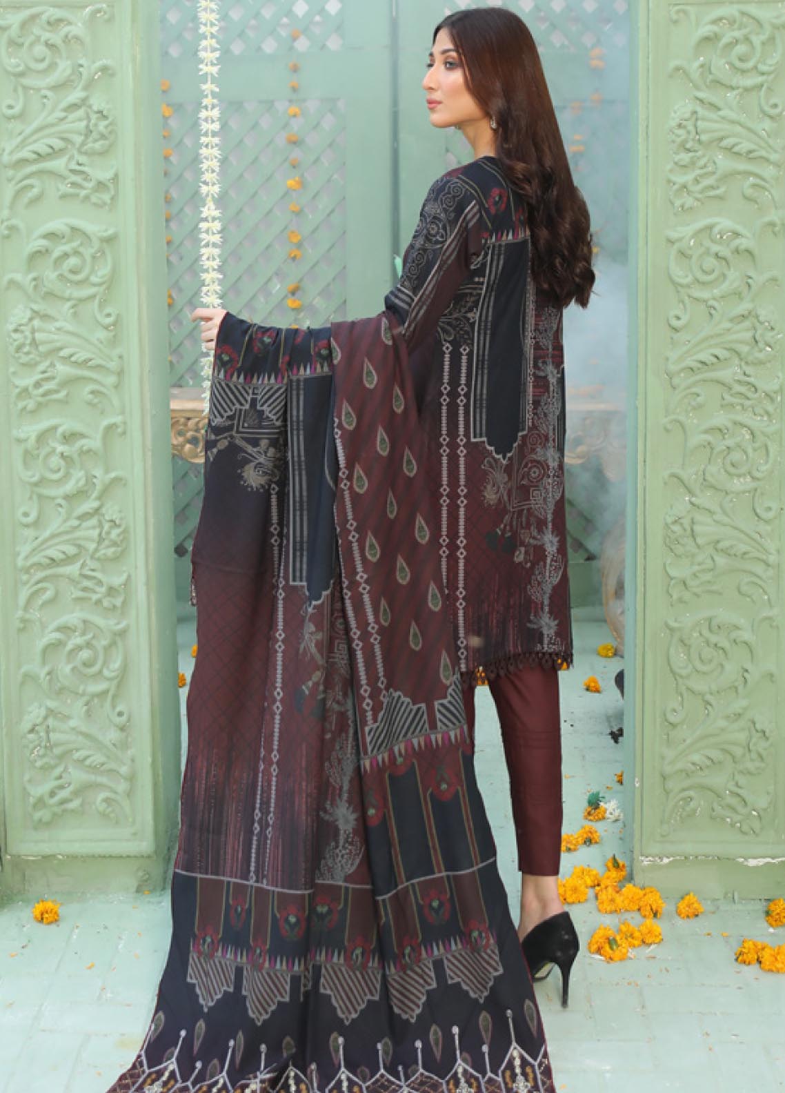 D#10 MTF Flora Dhanak Handwork Collection 1022 D#10 MTF Flora Dhanak Handwork Collection 1022