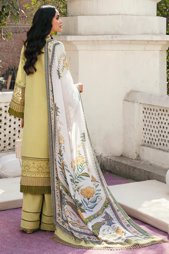 Lamhay By Afrozeh Embroidered Lawn Unstitched 3 Piece Suit - 05 Lamhay By Afrozeh Embroidered Lawn Unstitched 3 Piece Suit - 05