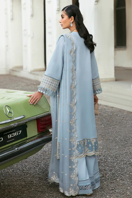 Lamhay By Afrozeh Embroidered Lawn Unstitched 3 Piece Suit - 02 Lamhay By Afrozeh Embroidered Lawn Unstitched 3 Piece Suit - 02
