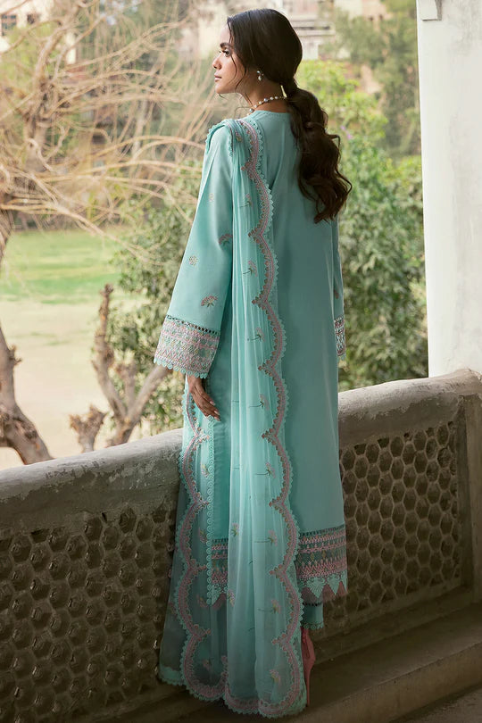 Lamhay By Afrozeh Embroidered Lawn Unstitched 3 Piece Suit - 04 Lamhay By Afrozeh Embroidered Lawn Unstitched 3 Piece Suit - 04