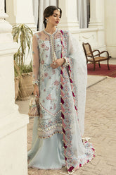 Dhoop Kinaray By Afrozeh Embroidered Net Unstitched 3 Piece Suit - SAFIYA