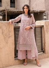 Gulaal Embroidered Chiffon Unstitched 3 Piece Suit - 02