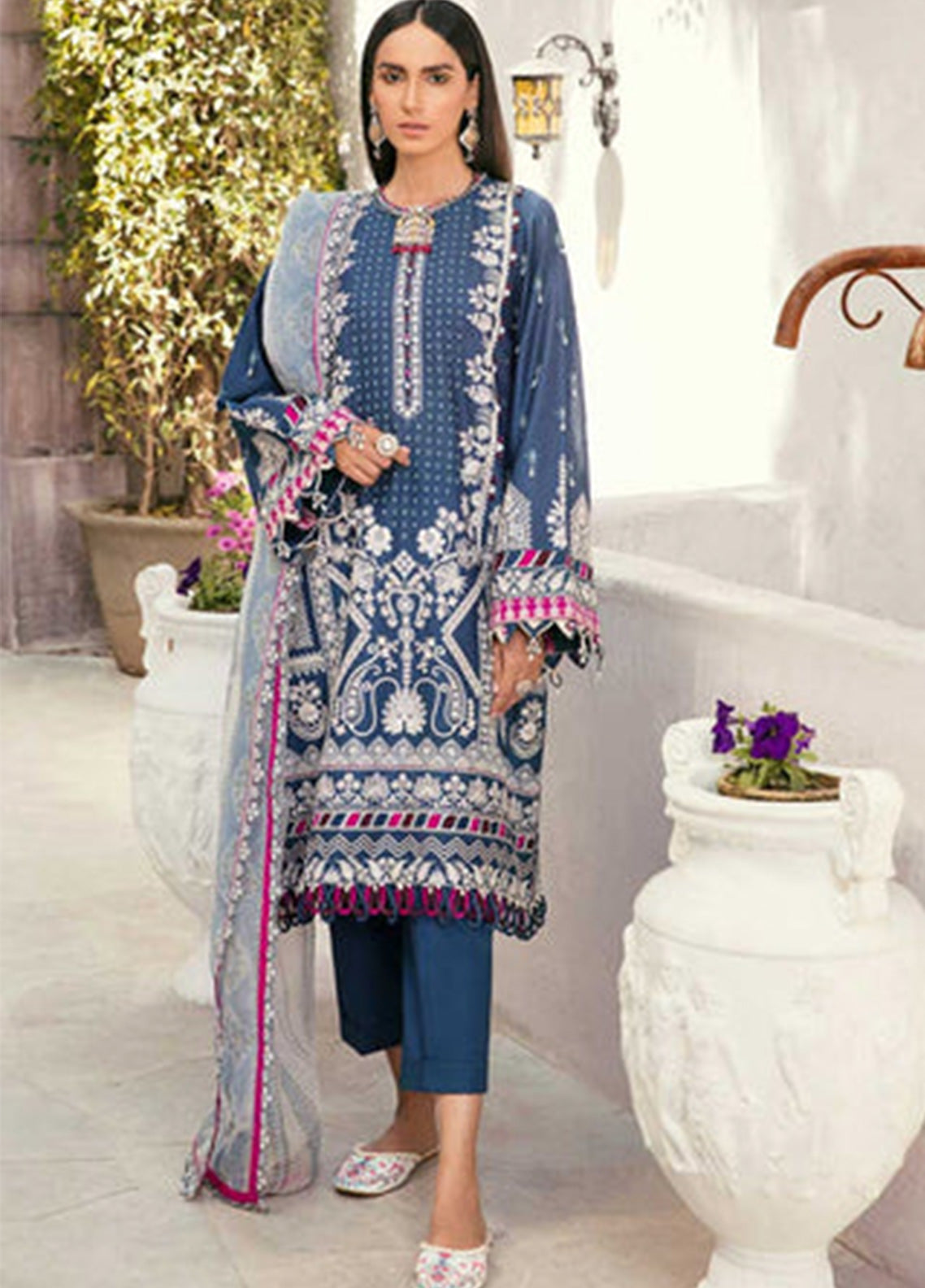 D#05 Baroque Festive Fits Emb Eid Lawn Collection 422 Vol-8 D#05 Baroque Festive Fits Emb Eid Lawn Collection 422 Vol-8