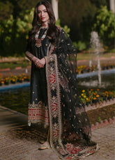 Mastani By Qalamkar Embroidered Jacquard Unstitched 3 Piece Suit - 01
