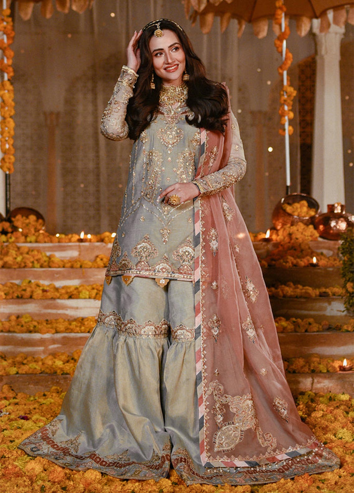 Mastani By Qalamkar Embroidered Jacquard Unstitched 3 Piece Suit - 04 Mastani By Qalamkar Embroidered Jacquard Unstitched 3 Piece Suit - 04