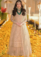 Mastani By Qalamkar Embroidered Raw Silk Unstitched 3 Piece Suit - 07