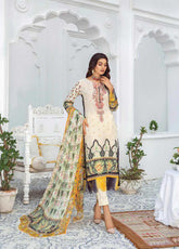 D#01 LALA Dahlia Emb Premium Lawn Collection 223
