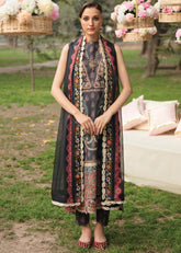 Bahar By Afrozeh Printed Lawn Unstitched 3 Piece Suit - 10