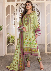 D#2C AlZohaib Anum Printed Lawn 3Pc 123