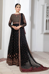 Zarif Unstitched 3 Piece Smokish